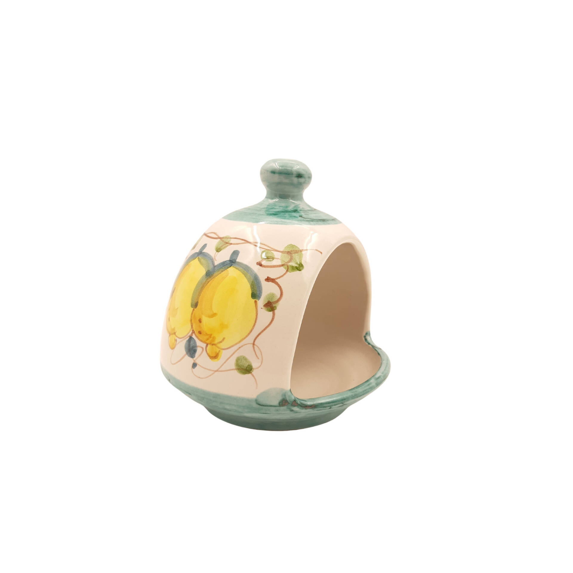 Porta spugne decoro uva e limoni - immagine 2