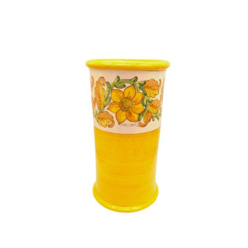 Portaombrelli cilindrico girasole stilizzato