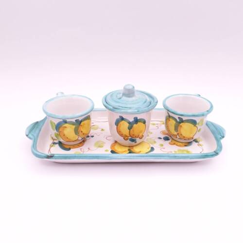 Set caffè 2 tazzine e zuccheriera