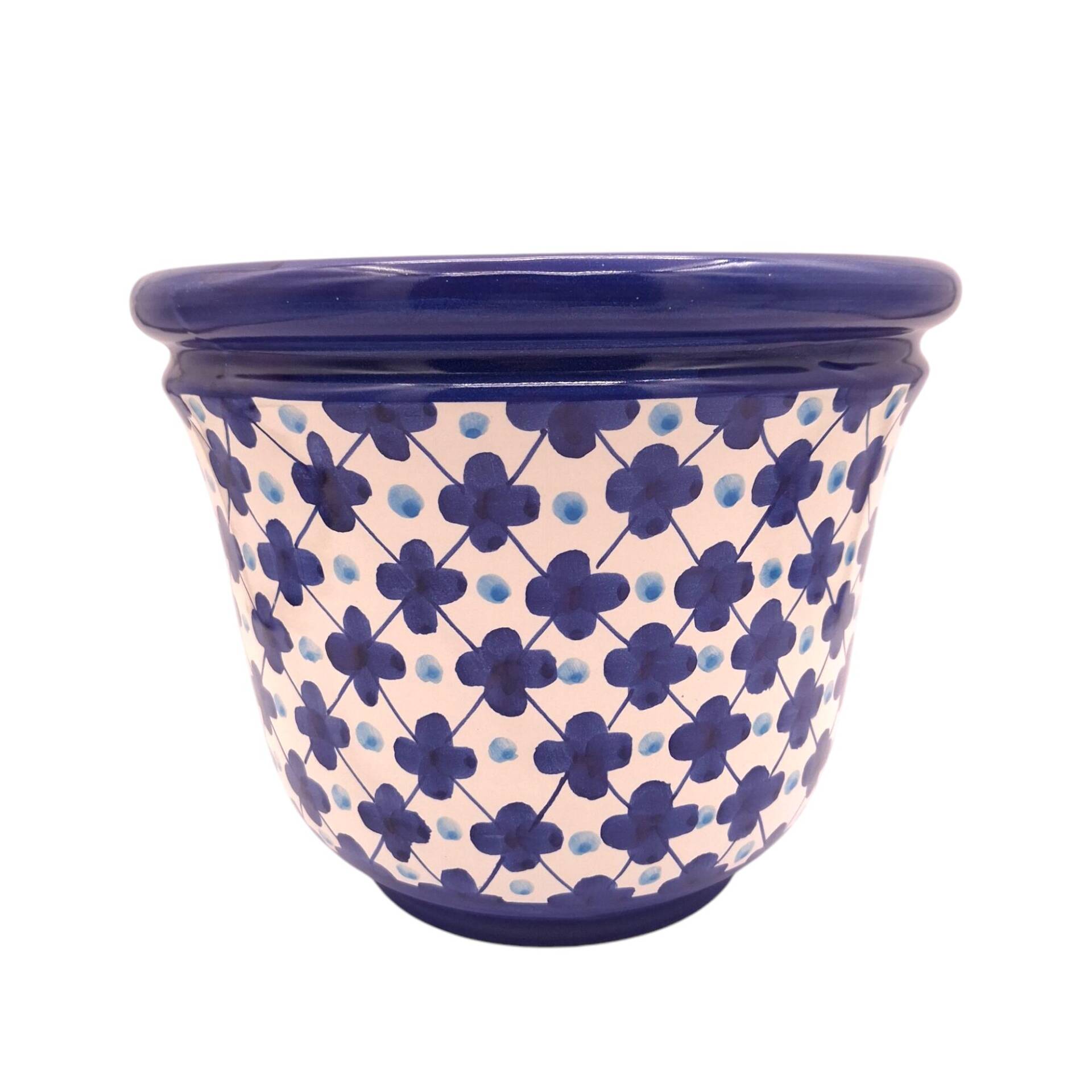 Portavaso decoro Ischa blu - immagine 3