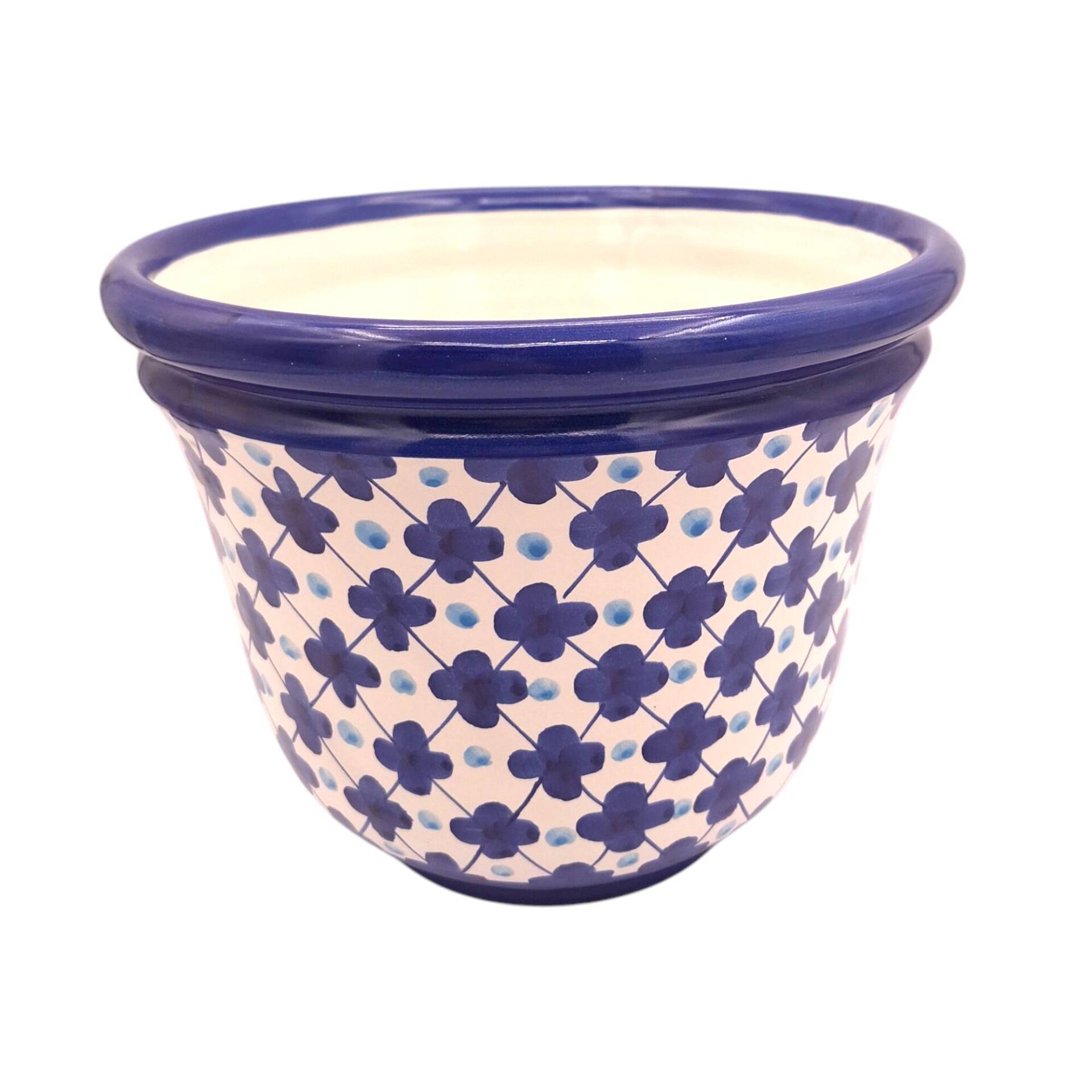 Portavaso decoro Ischa blu - immagine 4